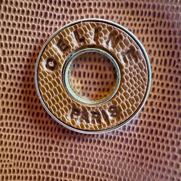 Celine Mini pouch Textured Leather Classic with gold hardware zipper closure - Picture 5 of 7